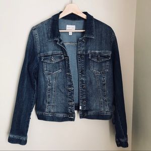 Melrose and Market Ruffle Jean Jacket | S